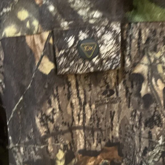 10X Brand Camo Jacket Mossy Oak Break Up Infinity Hooded Hunting Coat Men XL - Picture 14 of 16